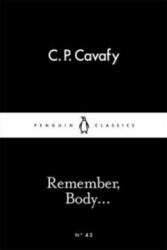 Remember, Body. . . - CAVAFY (ISBN: 9780141397467)