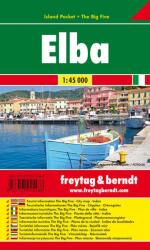 Elba térkép Elba sziget térkép fóliás Freytag 1: 45 000 (ISBN: 9783707915488)