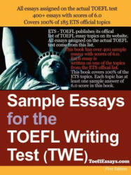 Sample Essays for the TOEFL Writing Test (ISBN: 9781411607743)