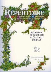 Repertoire zeneiskolásoknak - Furulya 2a (ISBN: 9790080141687)