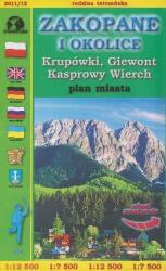 Zakopane és környéke túra térkép (ISBN: 9788374990134)