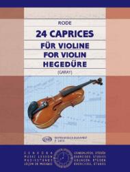 24 CAPRICES HEGEDűRE (ISBN: 9786300160835)