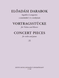 ELőADÁSI DARABOK HEGEDűRE ÉS ZONGORÁRA A ZENEISKOLÁK 5-6. OSZTÁLYÁNAK (ISBN: 9786300177581)