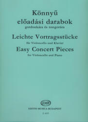 KÖNNYű ELőADÁSI DARABOK GORDONKÁRA ÉS ZONGORÁRA (ISBN: 9786300182295)