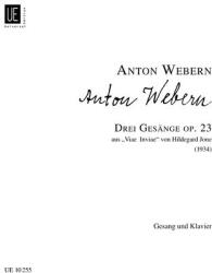 DREI GESAENGE OP. 23 FÜR GESANG UND KLAVIER (ISBN: 9786540198865)