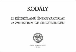 22 KÉTSZÓLAMÚ ÉNEKGYAKORLAT (ISBN: 9786600201634)