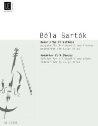 RUMAENISCHE VOLKSTAENZE AUSGABE FÜR VIOLONCELLO UND KALVIER BEARBEITET VON LUIGI SILVA (ISBN: 9786340210699)