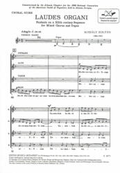 LAUDES ORGANI SATB AND ORGAN, CHORAL SCORE (ISBN: 9786400212007)