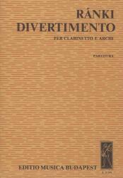 DIVERTIMENTO PER CLARINETTO E ARCHI PARTITURA (ISBN: 9786470221848)