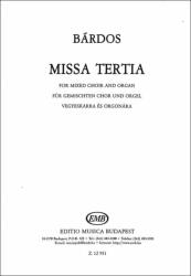 MISSA TERTIA VEGYESKARRA ÉS ORGONÁRA (ISBN: 9786400232333)