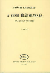 A ZENEI ÍRÁS-OLVASÁS GYAKORLÓ FÜZETEI 3. (ISBN: 9786600160757)