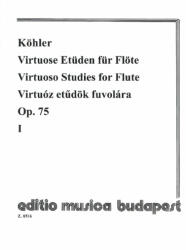 Virtuóz etűdök fuvolára 1. op. 75 (ISBN: 9790080085165)