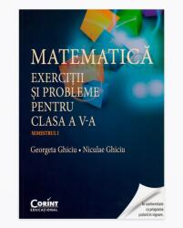 MATEMATICA - Exercitii si probleme pentru clasa a V-a - Semestrul I (ISBN: 9786068668796)