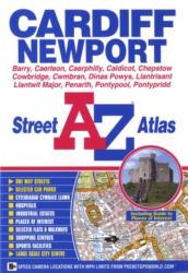 Cardiff térkép Wales, AZ kiadó (ISBN: 9781843488668)