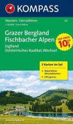 221. Grazer Bergland turista térkép Kompass 1: 50 000 (ISBN: 9783990440209)