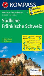 171. Fränkische Schweiz, Südliche turista térkép Kompass (ISBN: 9783850269995)