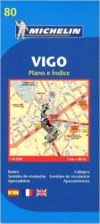 80. Vigo térkép Michelin 1: 8 000 (ISBN: 9782067127920)