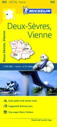 322. Deux-Sevres térkép, Vienne térkép Michelin 0322. 1/150, 000 (ISBN: 9782067133761)