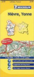 Nievre / Yonne térkép 0319. 1/150, 000 (ISBN: 9782067133730)