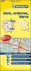 306. Aisne / Ardennes / Marne térkép 0306. 1/180, 000 (ISBN: 9782067133617)