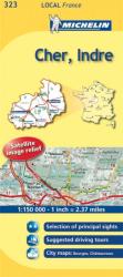 323. Cher / Indre térkép 0323. 1/150, 000 (ISBN: 9782067133778)