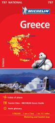 Greece - Michelin National Map 737 - Map (ISBN: 9782067172067)