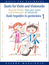 Duók hegedűre és gordonkára 1 (ISBN: 9790080087336)