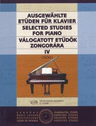 VÁLOGATOTT ETűDÖK ZONGORÁRA IV (ISBN: 9786300161931)