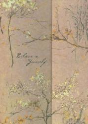 Journal Fold-Over Believe in Yourself Beige - Peter Pauper Press (ISBN: 9781593594923)