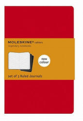 Moleskine Ruled Cahier - Red Cover (ISBN: 9788862930956)