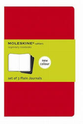 Moleskine Plain Cahier - Red Cover (ISBN: 9788862930970)