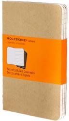 Moleskine Ruled Cahier - Kraft Cover (3 Set) - Moleskine (ISBN: 9788883704925)
