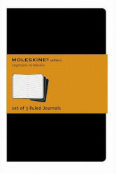 Moleskine Ruled Cahier Xl - Black Cover (3 Set) - Moleskine (ISBN: 9788883705014)