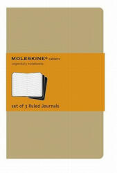 Moleskine Ruled Cahier Xl - Kraft Cover (3 Set) - Moleskine (ISBN: 9788883705045)