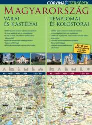 Magyarország várai és kastélyai / Magyarország templomai és kolostorai - duótérkép (2015)