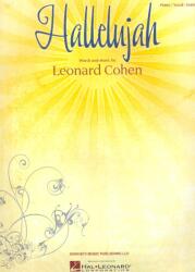 HALLELUJAH FOR PIANO, VOCAL AND GUITAR, WORDS BY LEONARD COHEN (ISBN: 0884088264192)