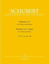 FANTASIE IN C FÜR VIOLINE UND KLAVIER D 934 - OP. POST. 159 URTEXT (ISBN: 9786330232205)