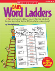 Timothy V Rasinski: Daily Word Ladders: Grades 4-6 (ISBN: 9780439773454)