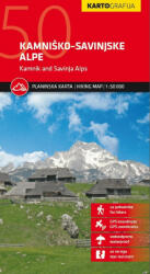 Kamnisco - Savinjske Alpe - Kamniki-Alpok, Steiner Alpen turistatérkép (ISBN: 3830048523608)