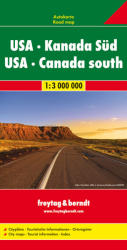 USA, Kanada-dél - autóstérkép (ISBN: 9783707915518)