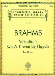 Johannes Brahms: Johannes Brahms: Variations On A Theme by Haydn - zongorára (ISBN: 9780793520589)