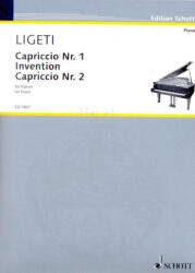 Ligeti György: Ligeti György: Capriccio Nr. 1, 2, Invention for Piano (ISBN: 9780001081079)