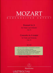 Wolfgang Amadeus Mozart: Wolfgang Amadeus Mozart: Concerto for Violin K. 219 (ISBN: 9780006453611)