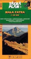 5010. The Malá Fatra turista térkép Tatraplan 1: 50 000 (ISBN: 9788089134427)