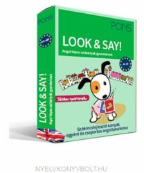 Pons Look&Say Angol képes szókártyák gyerekeknek (2016)