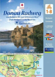 Duna kerékpáros térkép Huber 1: 100 000 EuroVelo 6 (ISBN: 9783943752175)