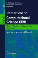 Transactions on Computational Science XXVI (ISBN: 9783662492468)