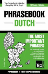 English-Dutch phrasebook and 1500-word dictionary - Andrey Taranov (ISBN: 9781784924492)