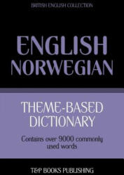Theme-based dictionary British English-Norwegian - 9000 words - Andrey Taranov (ISBN: 9781784920159)