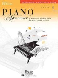 Piano Adventures Technique & Artistry Book Level 4 - Nancy Faber, Randall Faber (ISBN: 9781616776367)